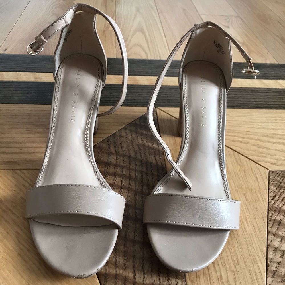 tan high heels
